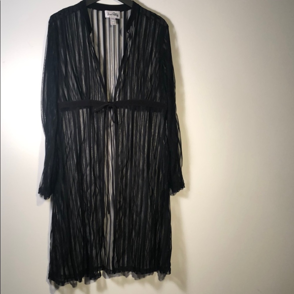 Joseph Ribkoff black Cover up/Robe 14